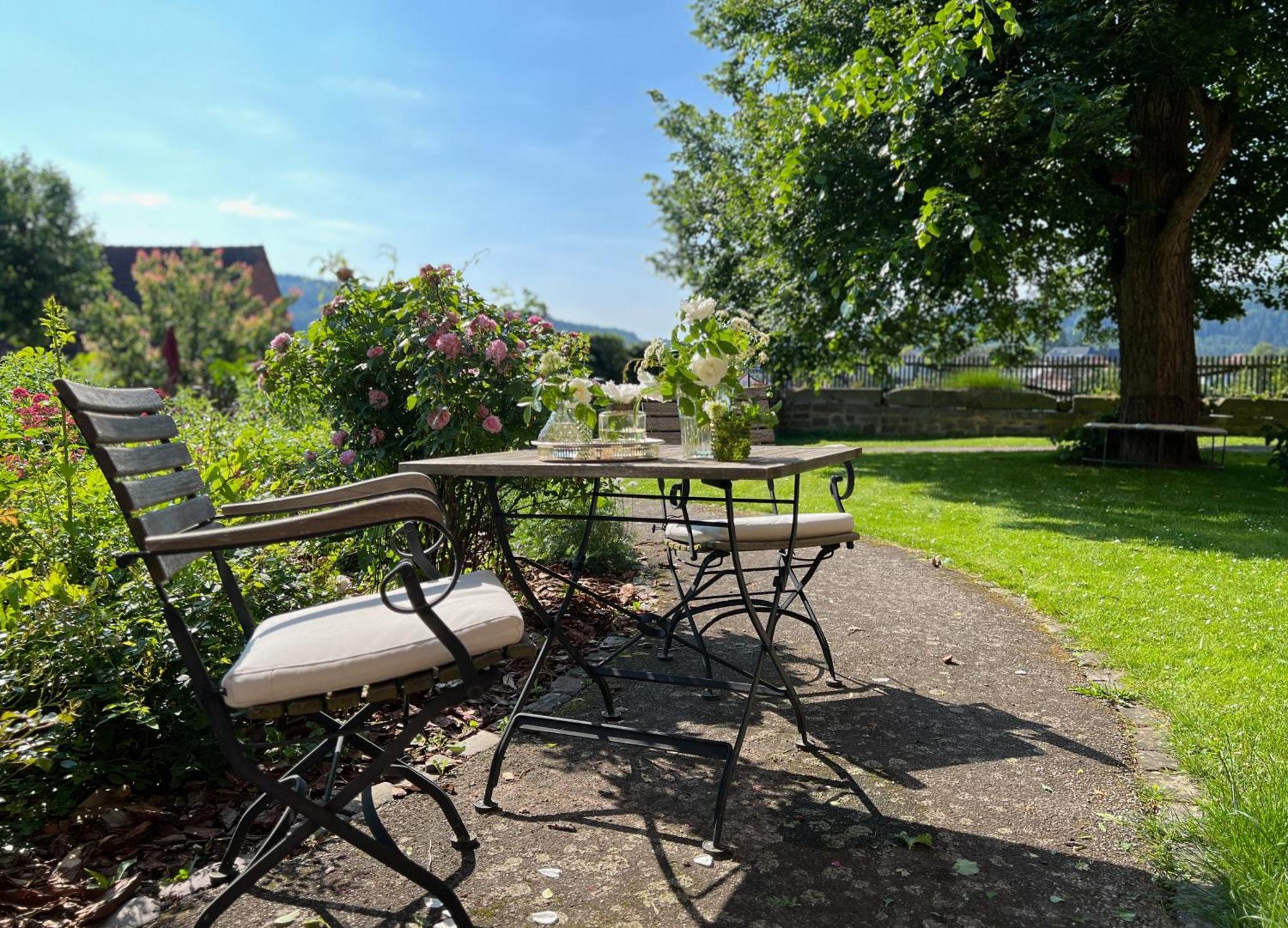 Graefin Amalia - Elegantes Apartment In Der Historischen Hinterburg In Schlitz, 2 Schlafzimmer, Mit Garten, Nahe Fulda Und Bad Hersfeld Экстерьер фото